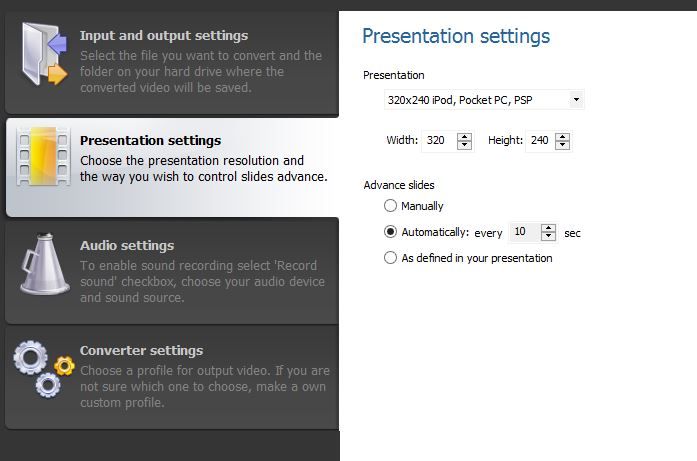 adjust-the-presentation-settings