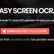 The best screenshot OCR software: Easy Screen OCR