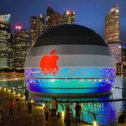 Apple’s First-ever Floating Retail Store At Singapore’s Marina Bay Sands