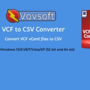 Download Vovsoft VCF to CSV converter for PC to convert .VCF files to .CSV