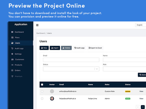 Preview Projects Online