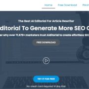 Aiditorial Review 2024:-AI Based Article Rewriter and Article Spinner Tool (TESTED)(Updated)