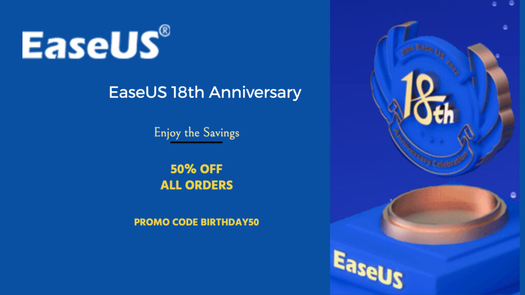 EaseUS 18th Anniversary
