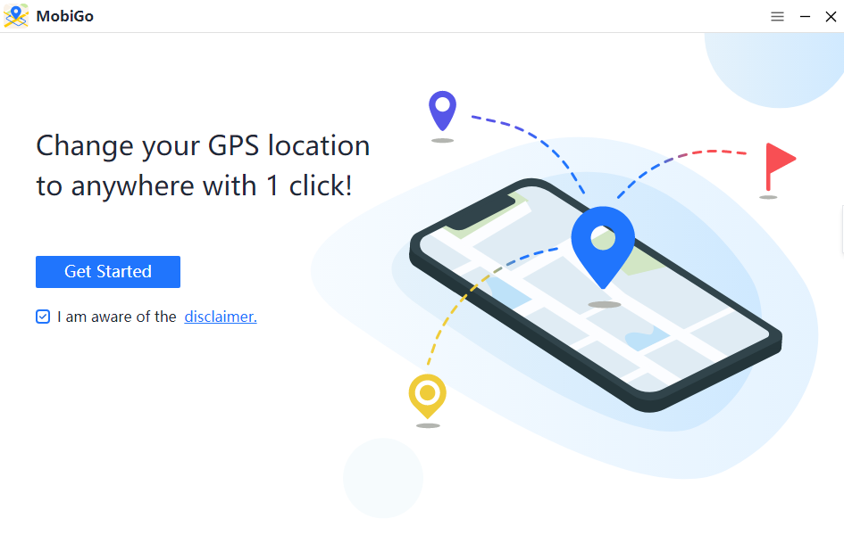 Change your GPS location